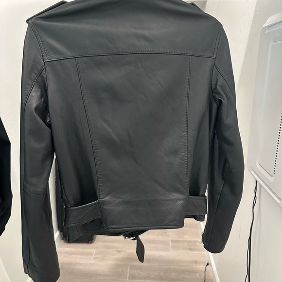 All Saints Balfern Black Leather Biker jacket
100% sheep leather - Picture 2 of 5